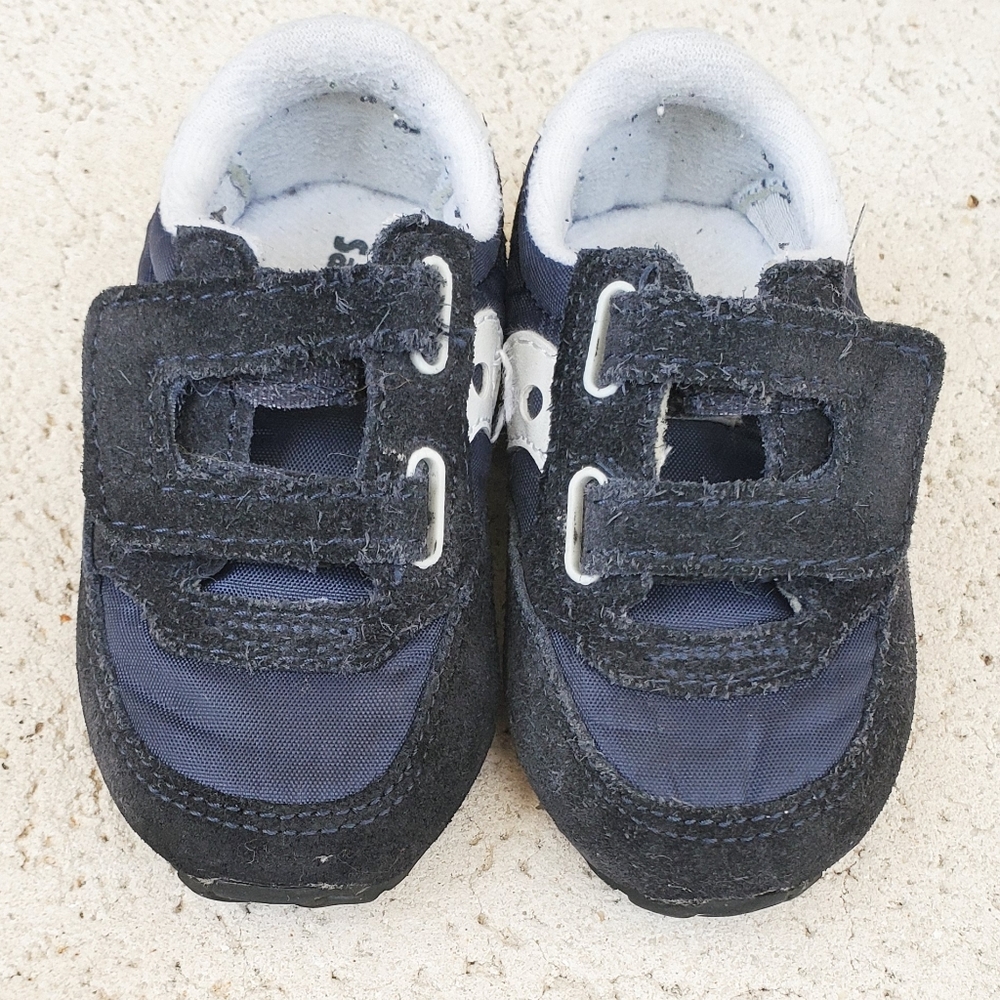 Saucony Baby Jazz Navy Blue size 4 toddler sneaker